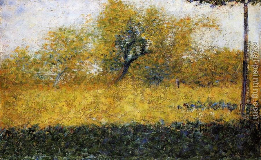 Georges Seurat : Edge of Wood, Springtime